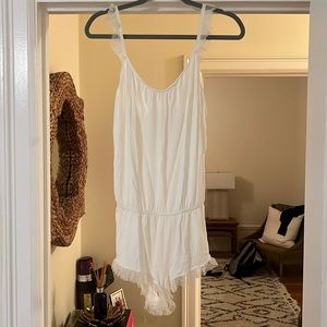 White Eberjey Romper - NWOT